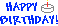 Happy Birthday
